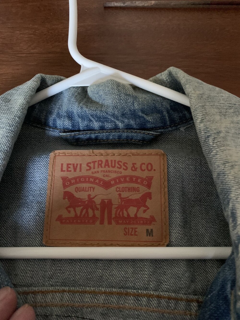 Levi’s Denim Jacket Size Medium Third Man Records - Picture 2 of 8